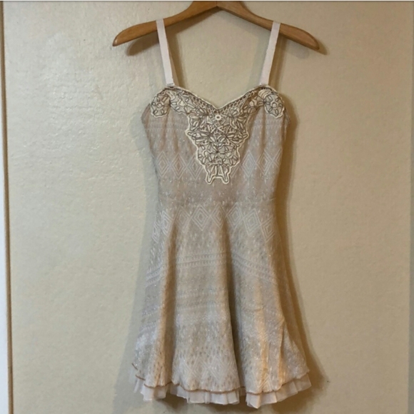 New - FREE PEOPLE Twinkle & Twirl Dress - SMALL - Picture 4 of 5